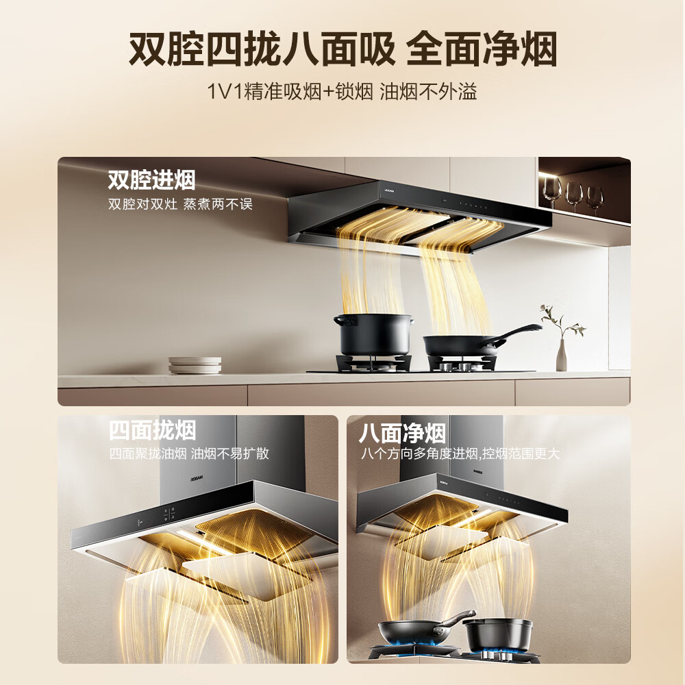老板E1L+D2+V20油烟机图片