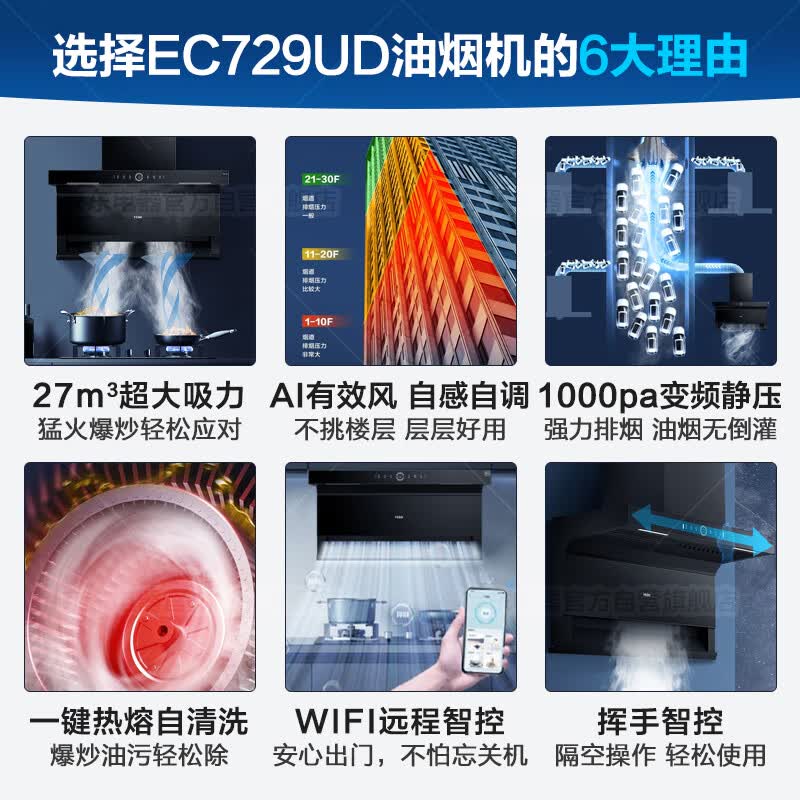 海尔EC729UD油烟机图片