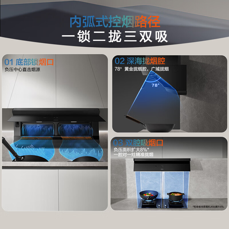 老板L1+57B9A油烟机图片