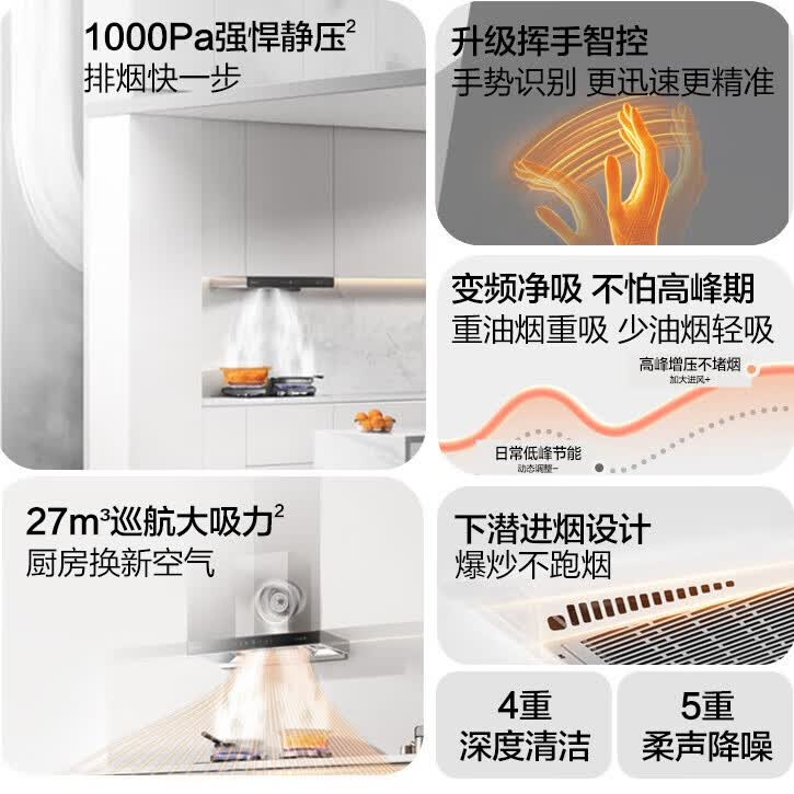 万和WX750油烟机图片