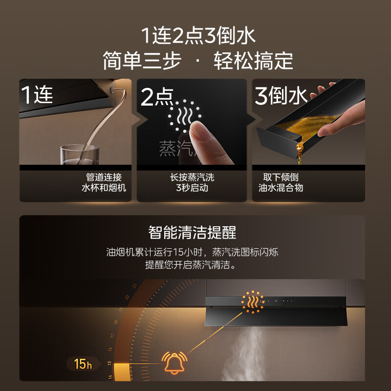 美的AK7 PRO M+QD529油烟机图片
