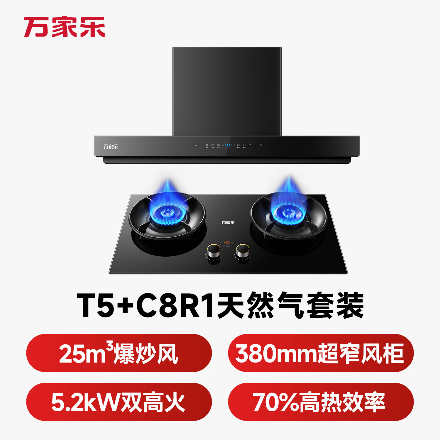 万家乐T5+C8R1油烟机图片