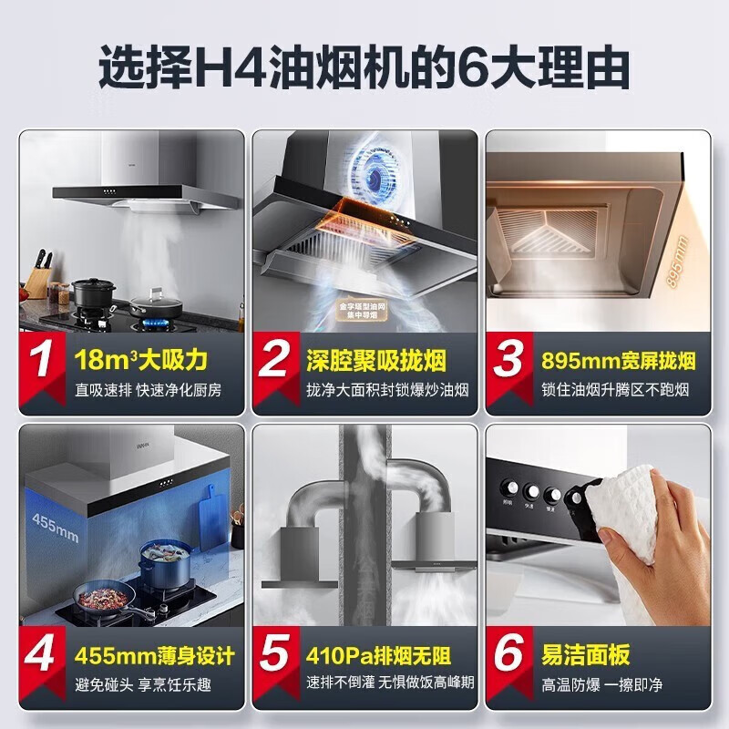 华凌H4油烟机图片