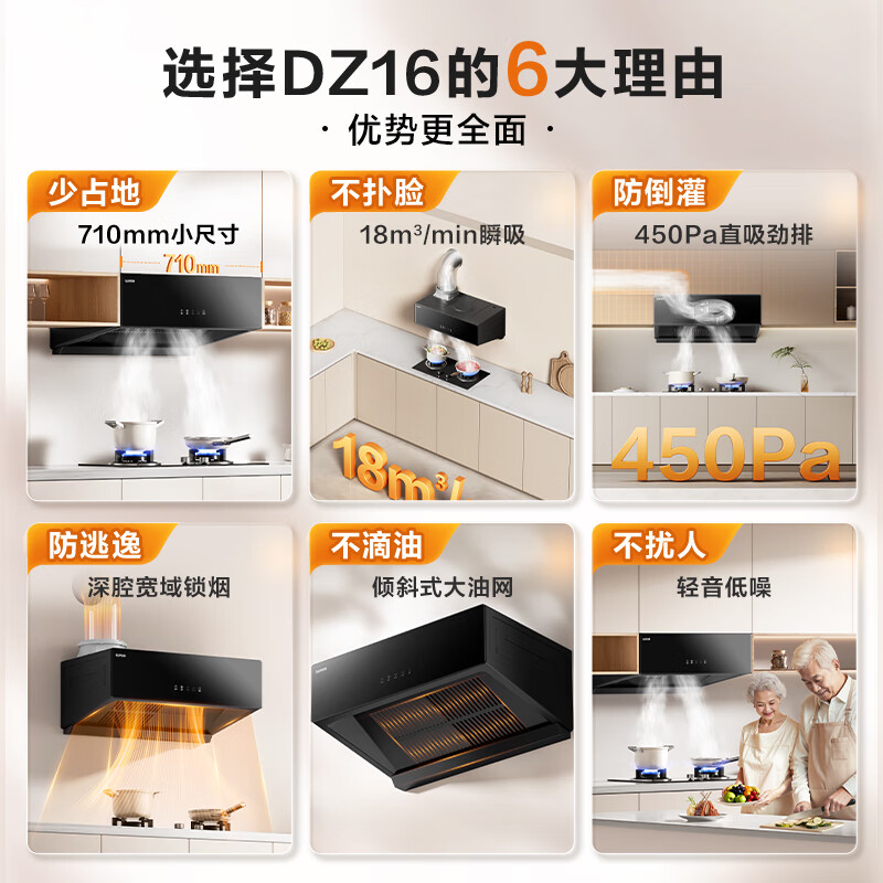 苏泊尔DZ16油烟机图片