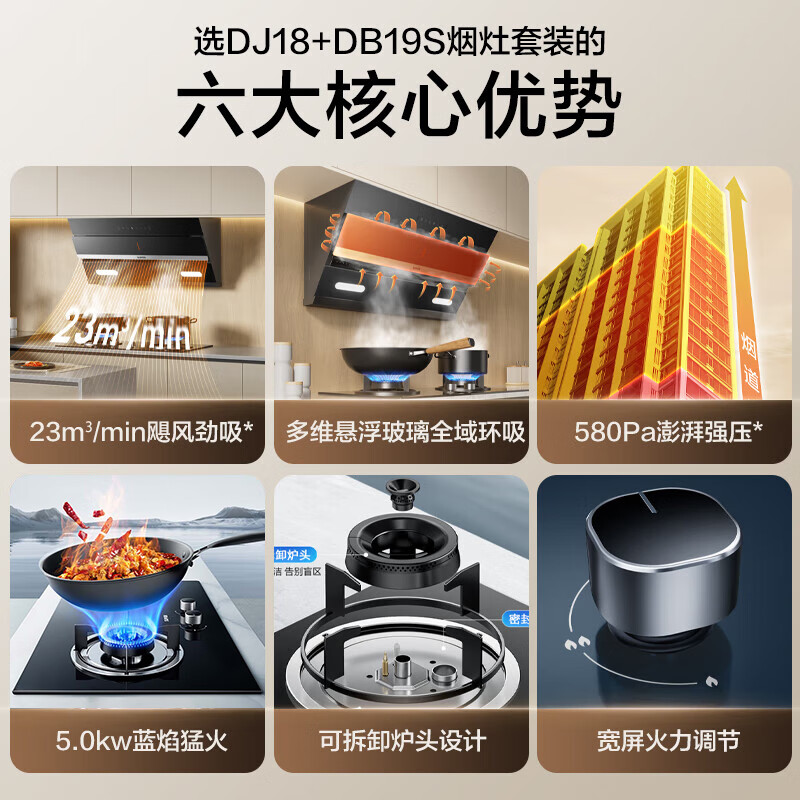 苏泊尔DJ18+DB19S油烟机图片