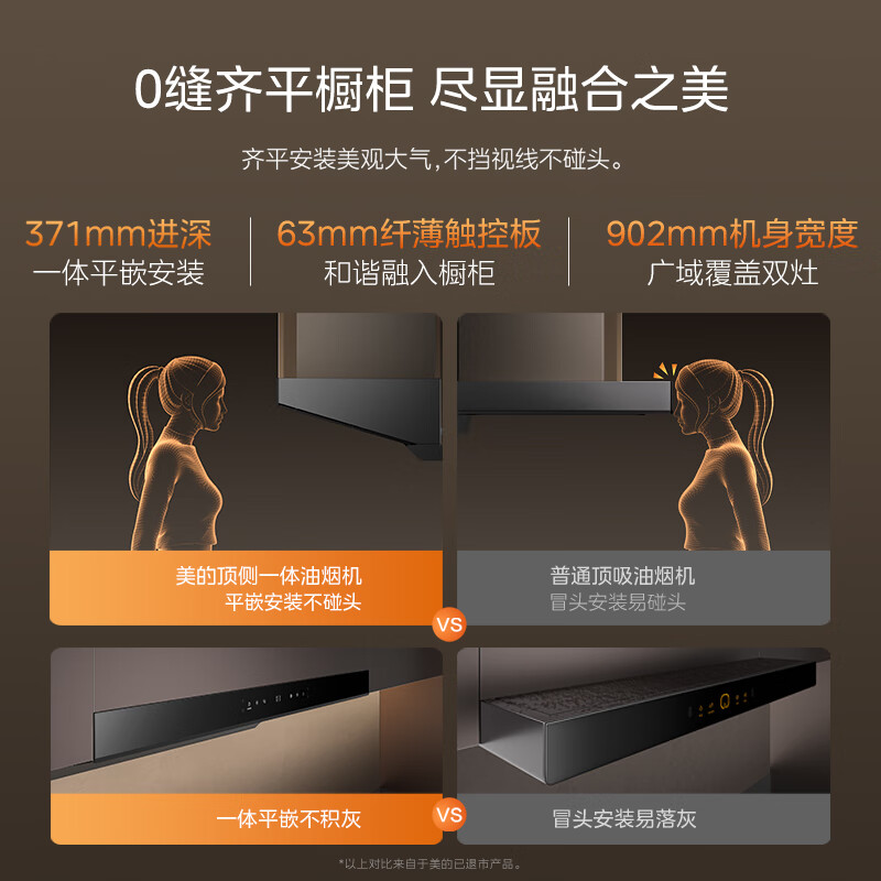 美的AK7 PRO M+QD529油烟机图片