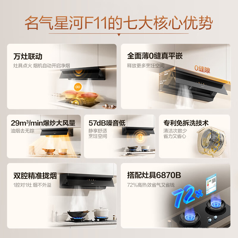 名气F11油烟机图片