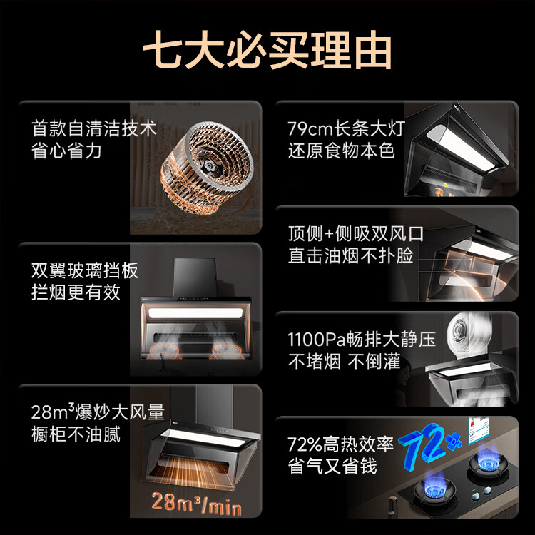 名气A579+6205B+R5A31油烟机图片