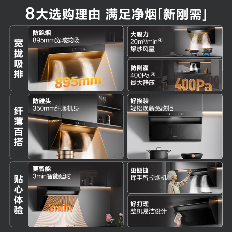 苏泊尔DJ13Pro+DB19S油烟机图片