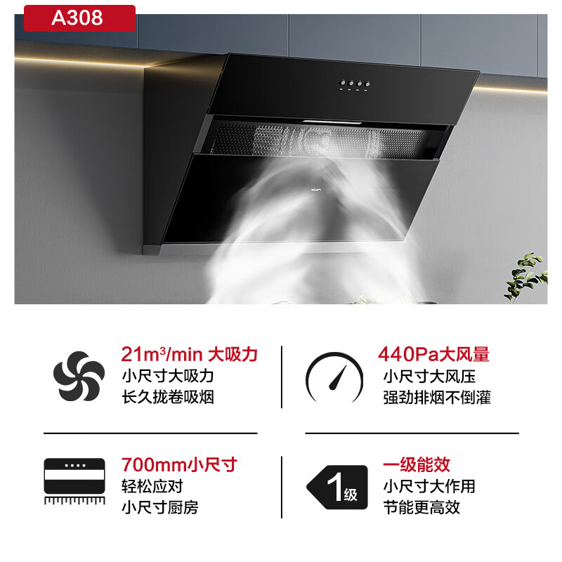 名气A308油烟机图片