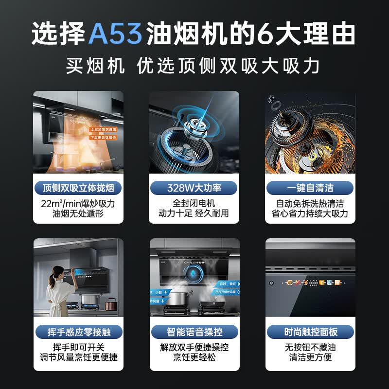志高A53油烟机图片