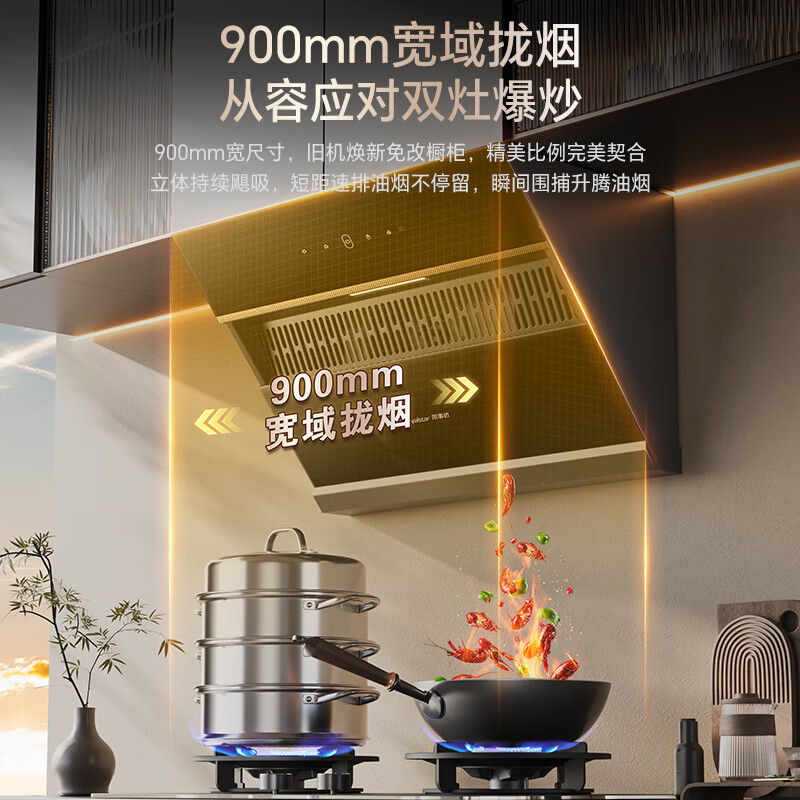 荣事达C718A+A535BFS油烟机图片