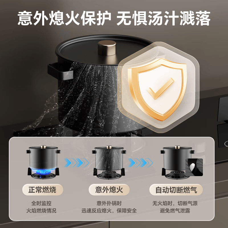 康宝QI21H液化气灶然气灶图片