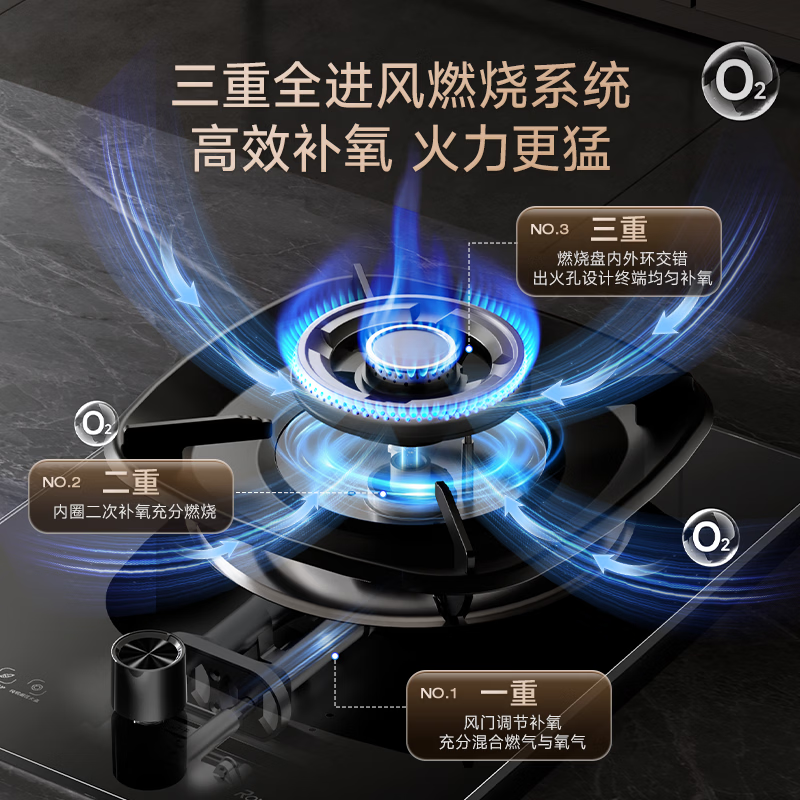荣事达JZY-D52B液化气灶然气灶图片