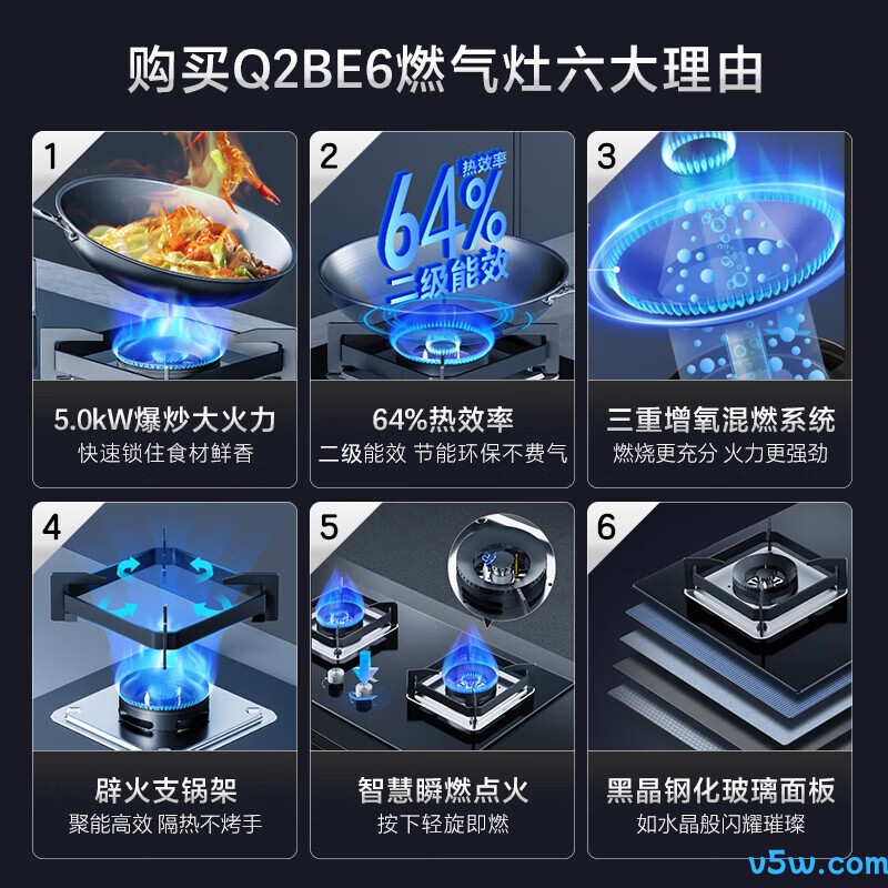 海尔Q2BE6液化气灶然气灶图片