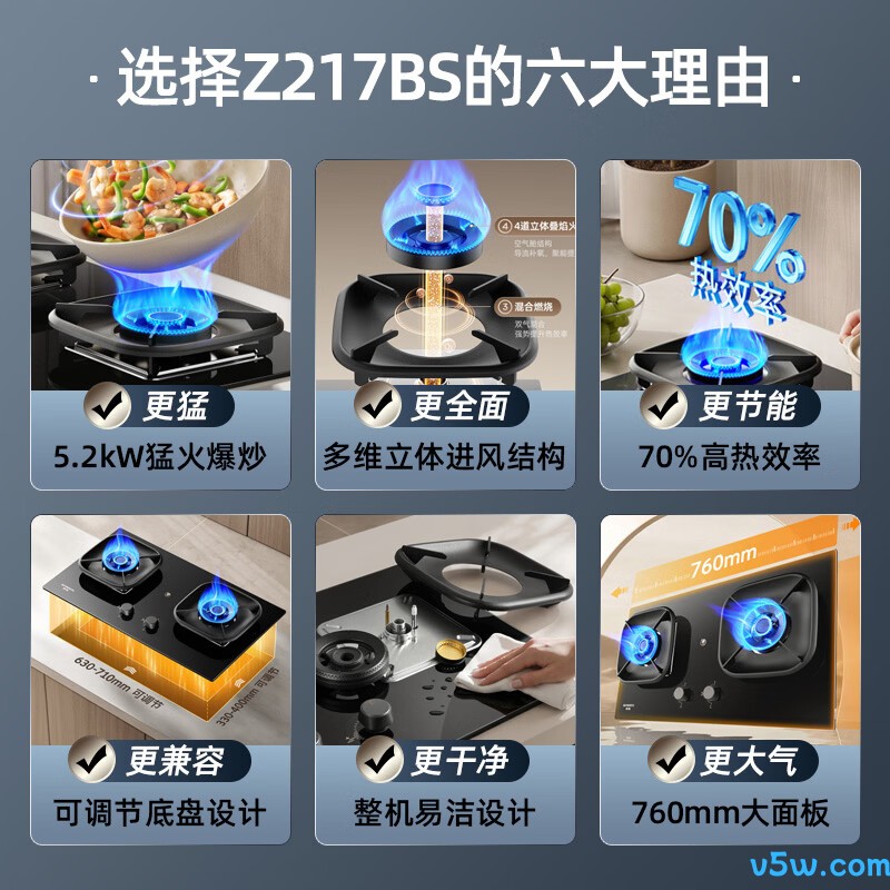 创维JZT-Z217BS天然气灶然气灶图片