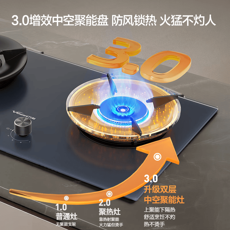 万和02-G9天然气灶然气灶图片