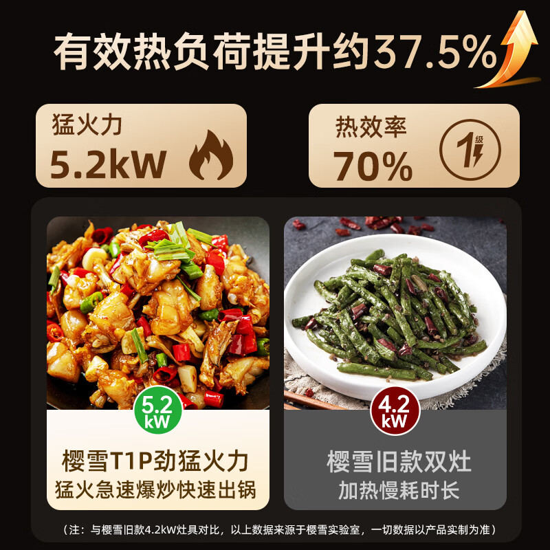 樱雪JZY-261T1P液化气灶然气灶图片