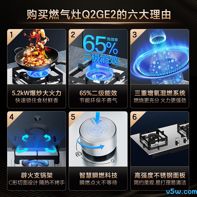 海尔Q2GE2天然气灶然气灶图片