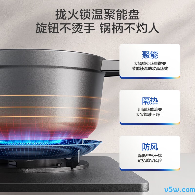 老板JZY-5G2A6-L5液化气灶然气灶图片
