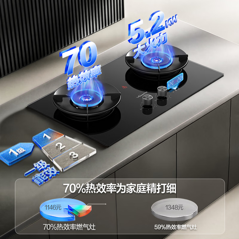 万和B9DS天然气灶然气灶图片