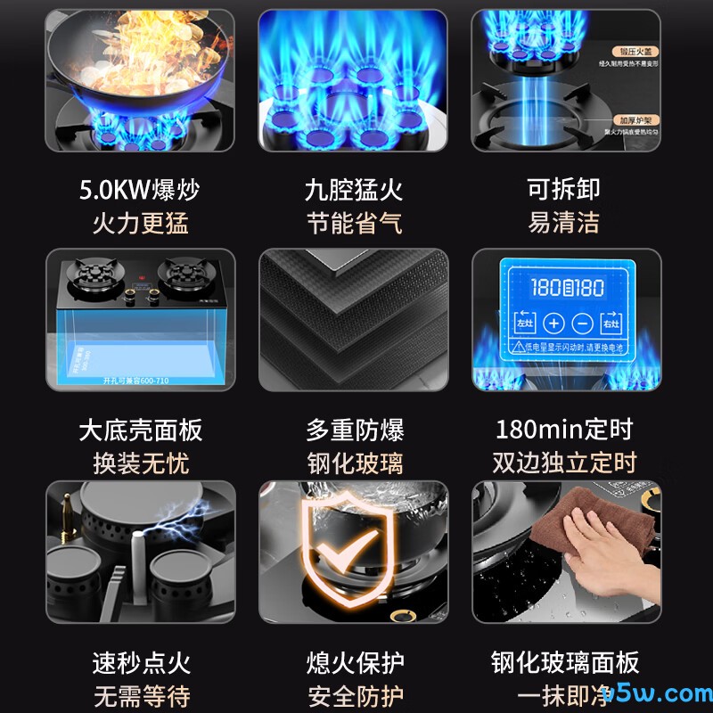 容声JZY-70B8液化气灶然气灶图片