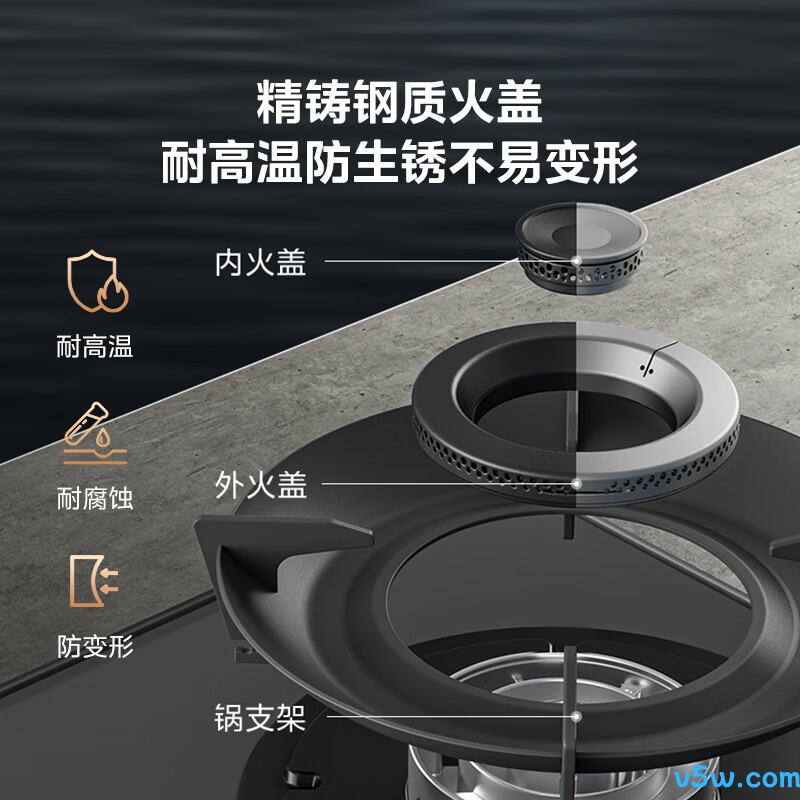 美的QD52-S天然气灶然气灶图片