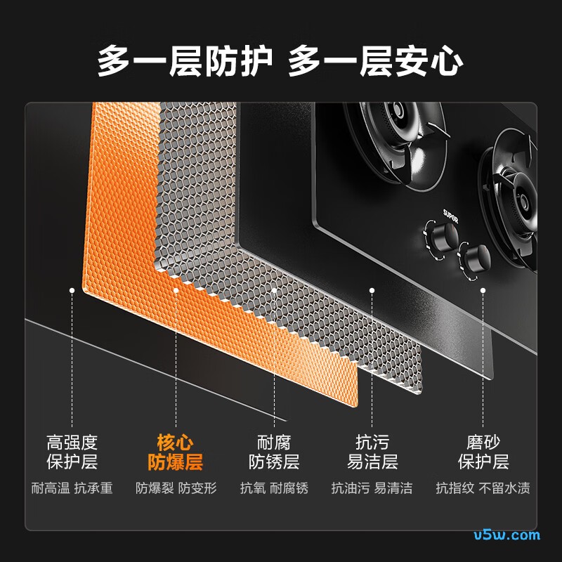 苏泊尔JZY-Z-DF1液化气灶然气灶图片