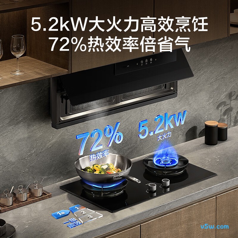 老板JZT-55B7A-D2天然气灶然气灶图片