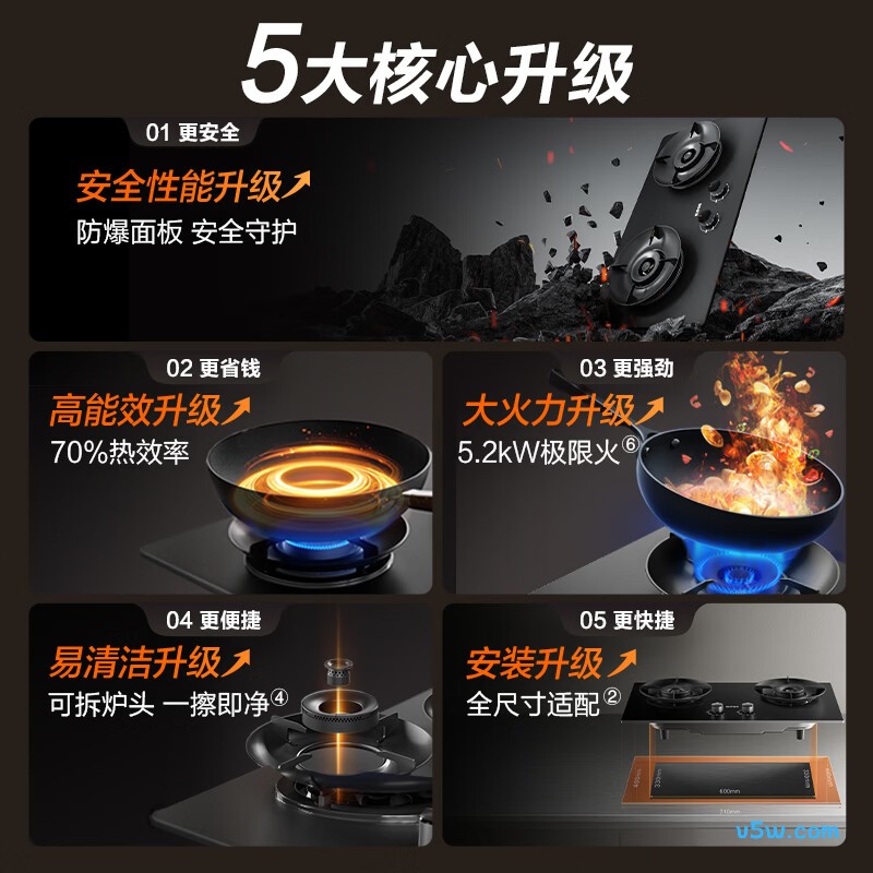 苏泊尔JZT-Z-DF1max天然气灶然气灶图片