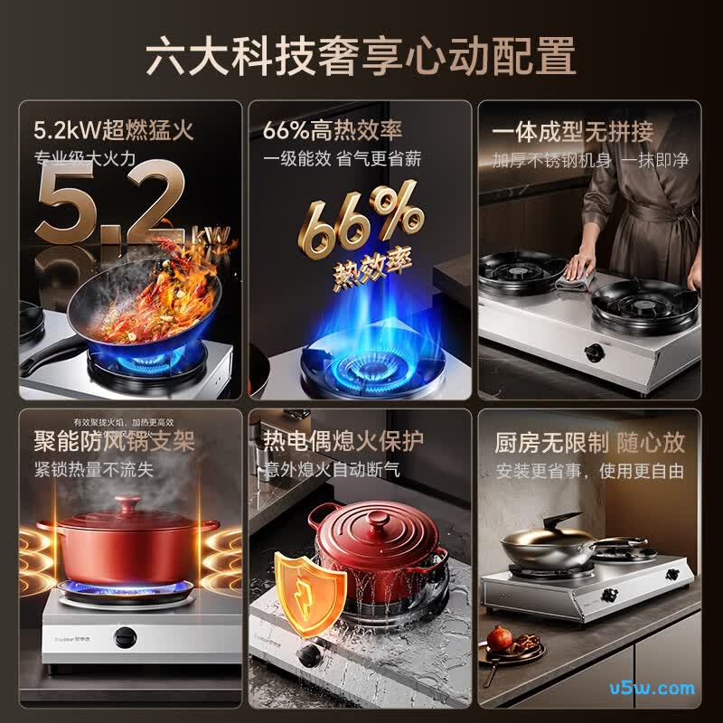 荣事达JZT-T10天然气灶然气灶图片