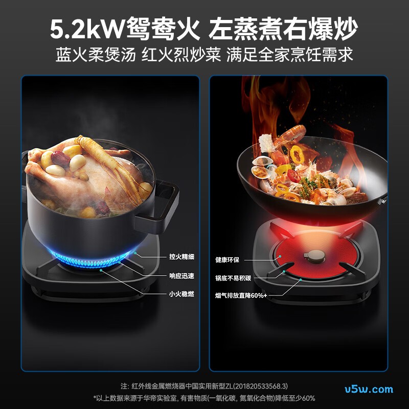 华帝i10512S天然气灶然气灶图片