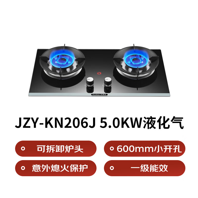 荣事达JZY-KN206J液化气灶然气灶图片