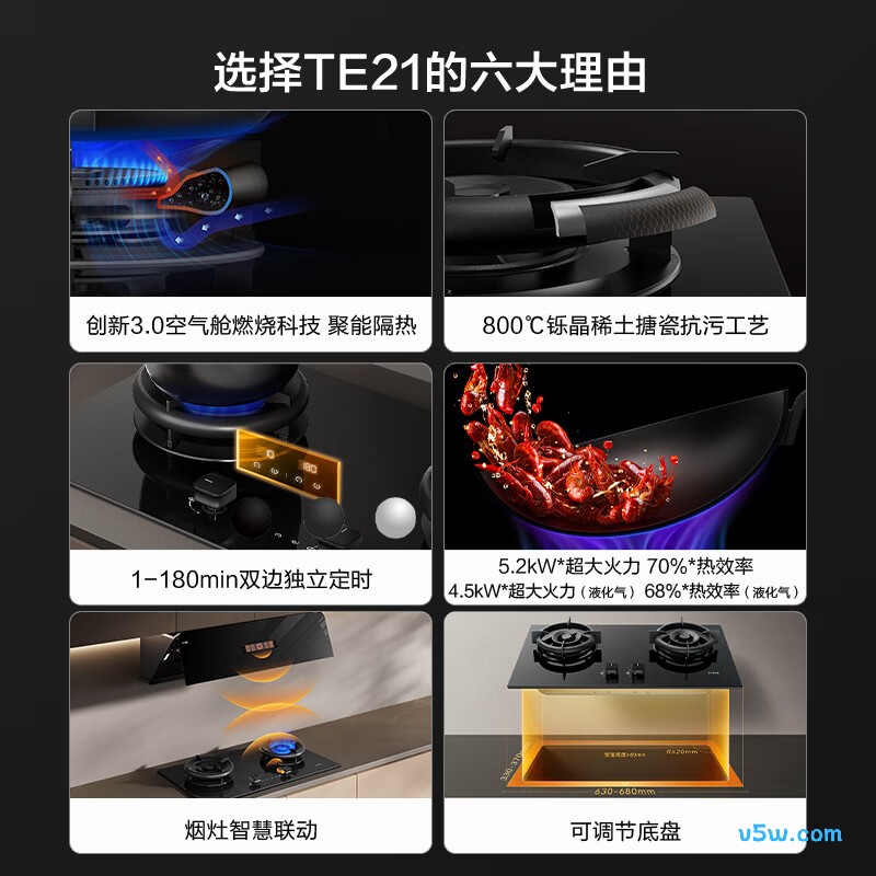 方太TE21天然气灶然气灶图片