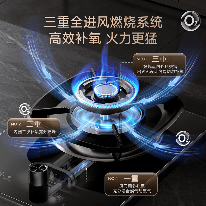 荣事达JZT-D52B天然气灶然气灶图片