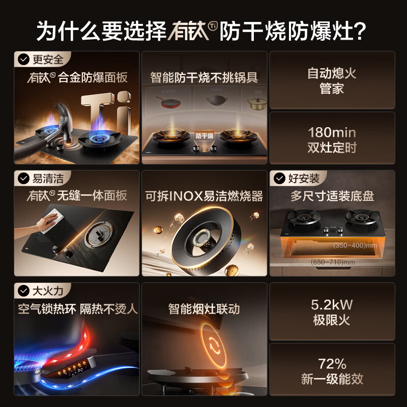 苏泊尔JZT-Z-F2pro天然气灶然气灶图片