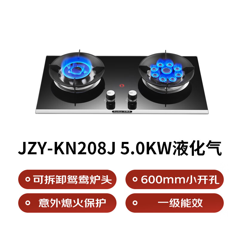 荣事达JZT-KN208J液化气灶然气灶图片
