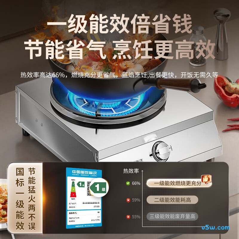 荣事达JZY-B09液化气灶然气灶图片