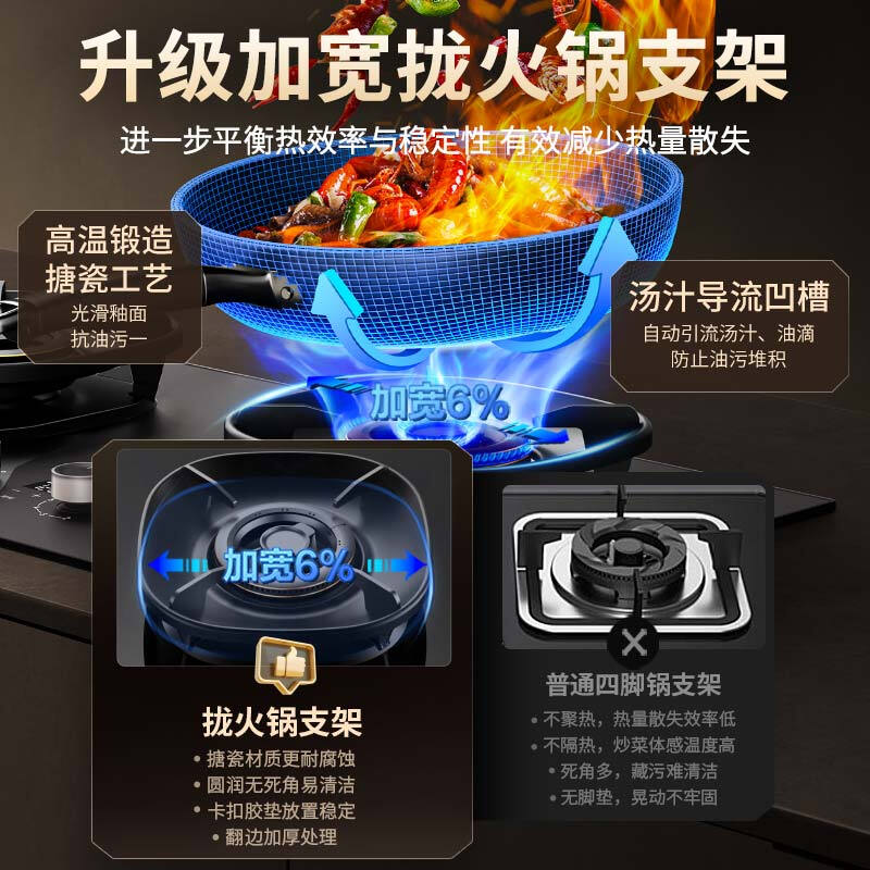 华帝i10318F天然气灶然气灶图片