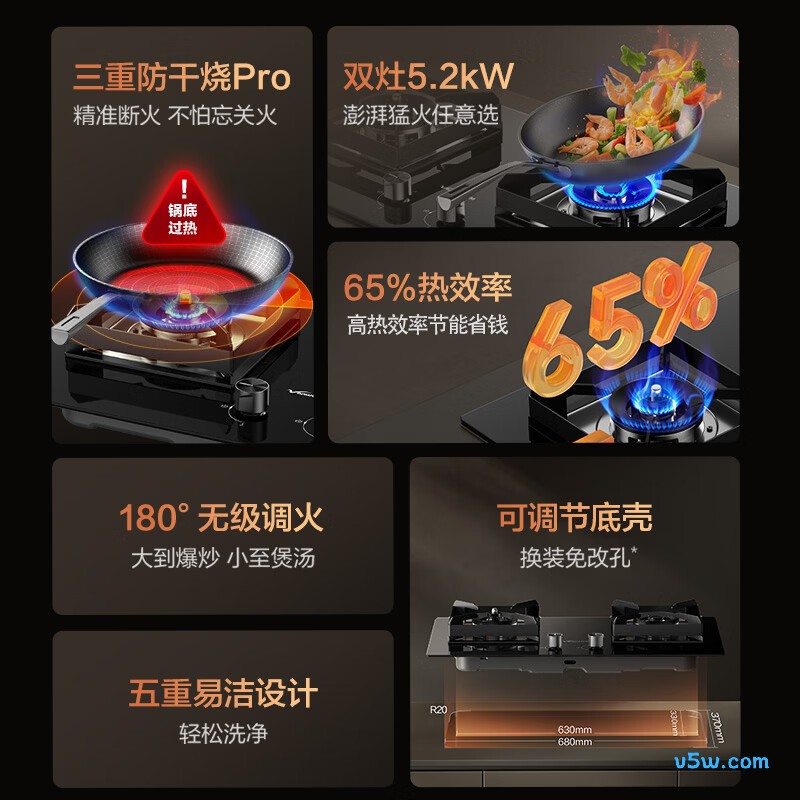 万和B10 Pro天然气灶然气灶图片