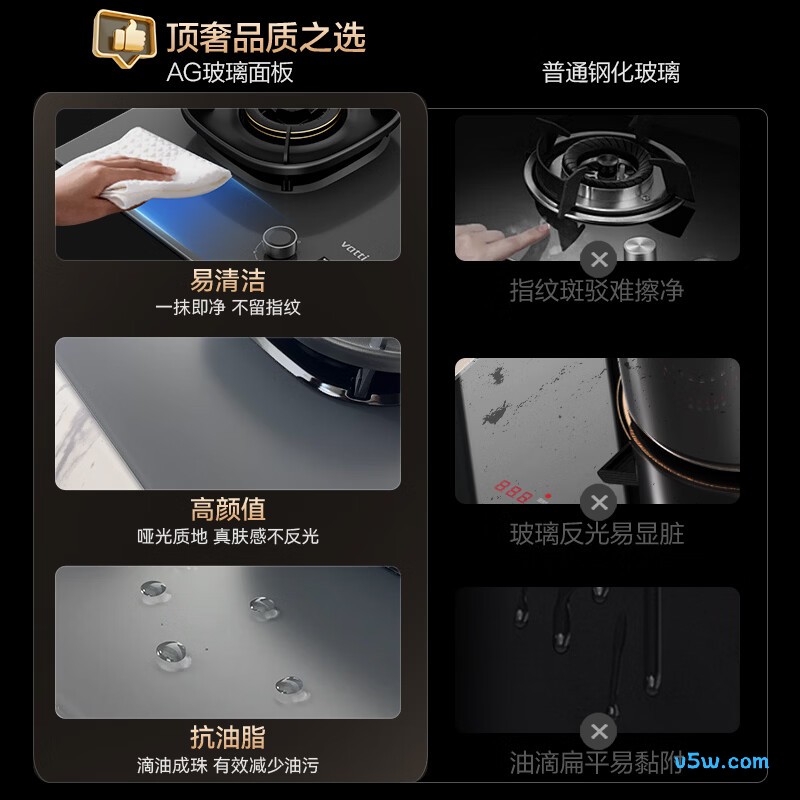 华帝i10308G液化气灶然气灶图片