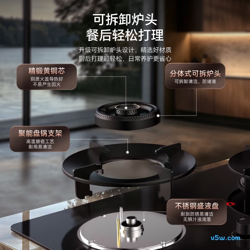 荣事达JZY-K23JF天然气灶然气灶图片