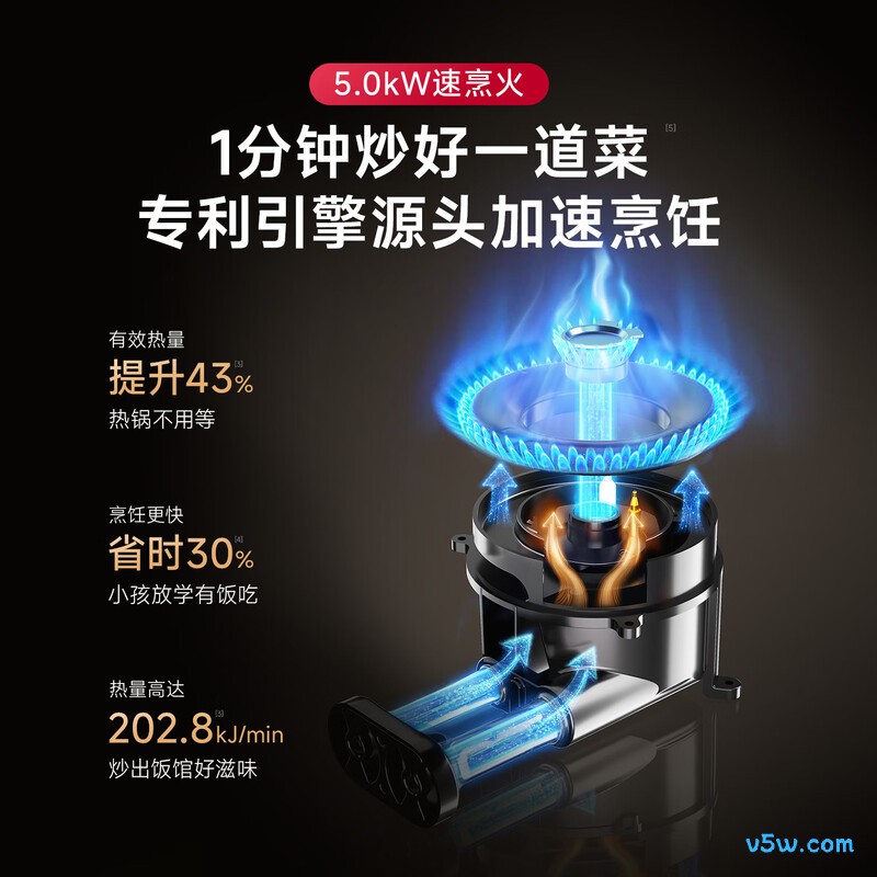 万家乐H5PRO(G)液化气灶然气灶图片