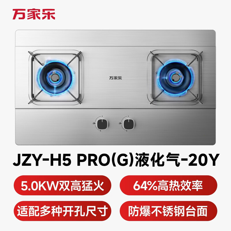 万家乐H5PRO(G)液化气灶然气灶图片