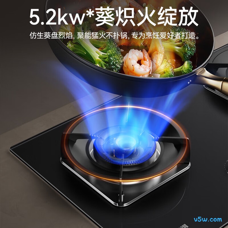 百得QE500J液化气灶然气灶图片