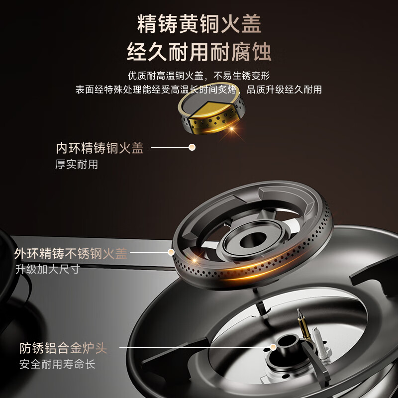 荣事达JZY-K23DJF液化气灶然气灶图片