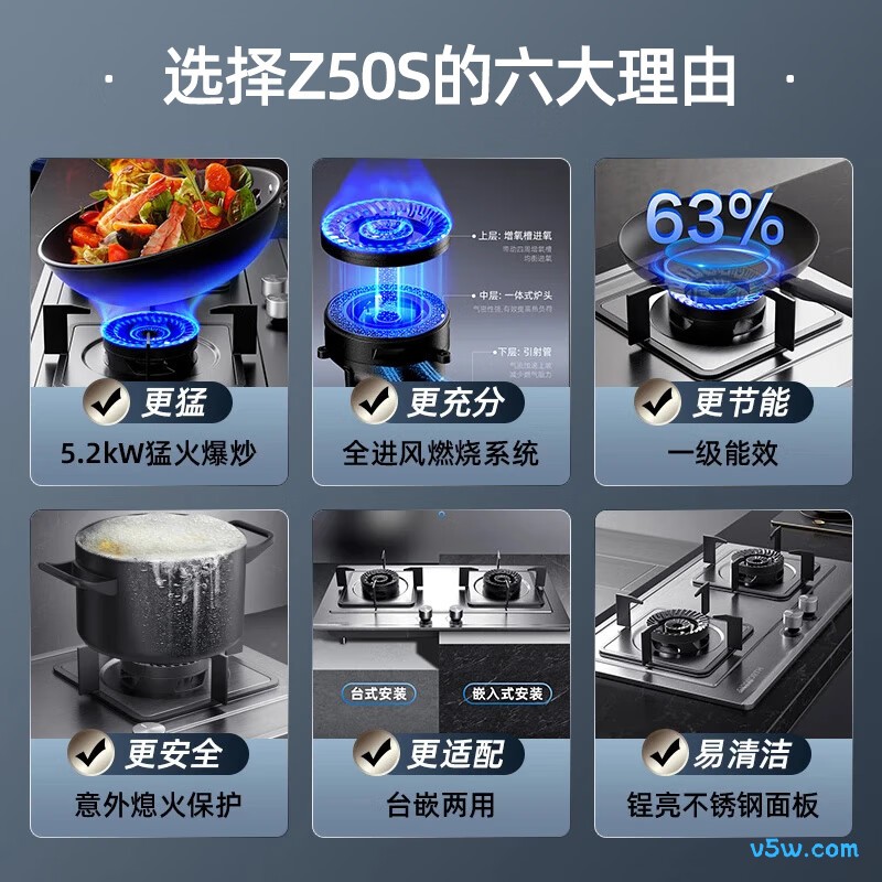创维Z50S天然气灶然气灶图片