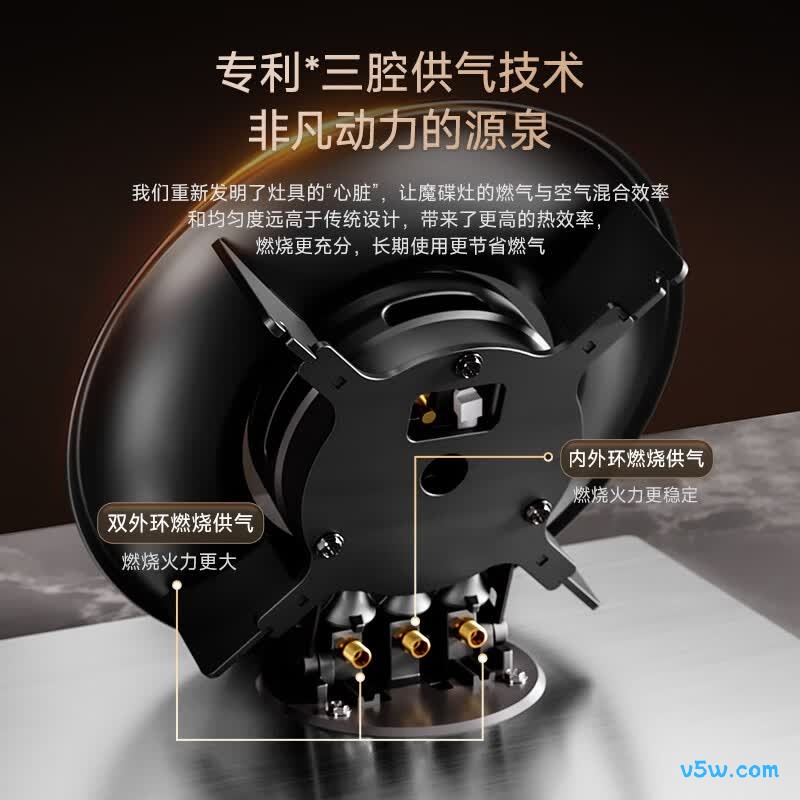 荣事达JZT-SFG51G天然气灶然气灶图片