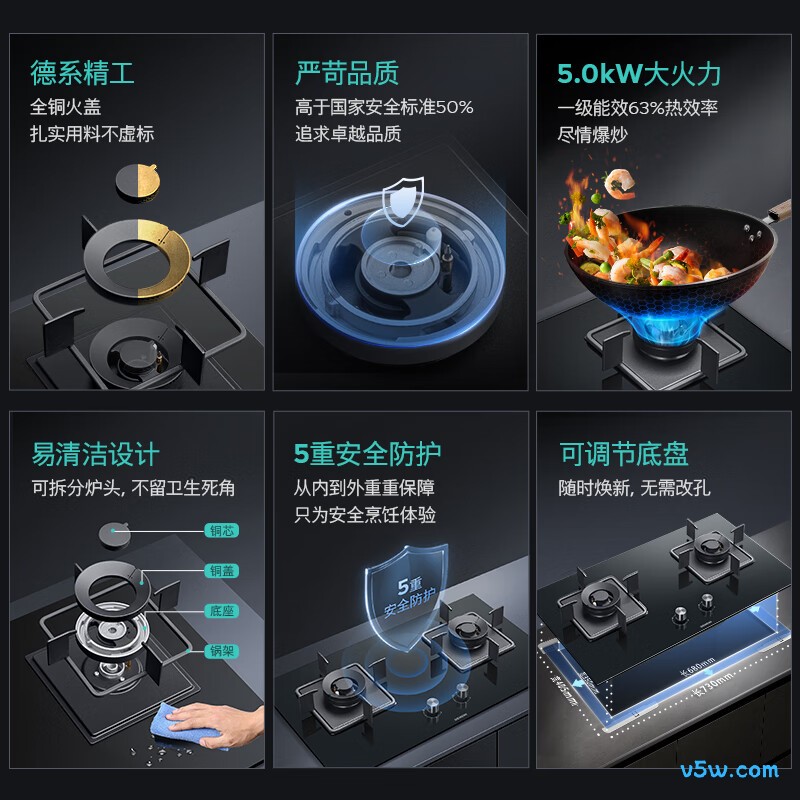 西门子ERJA8A3BMP天然气灶然气灶图片