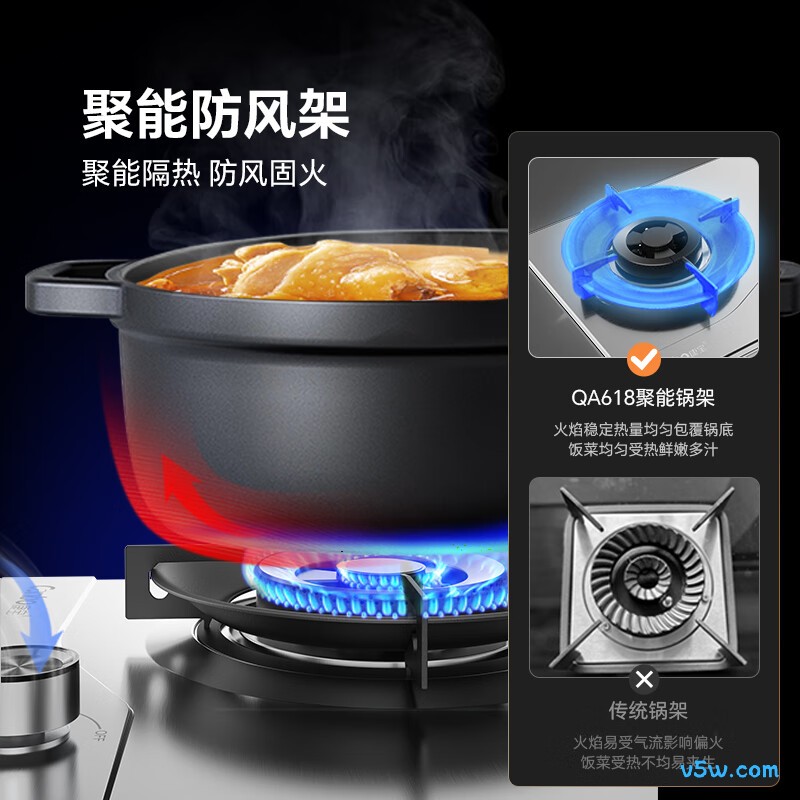 康宝JZY-2QA618液化气灶然气灶图片